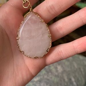 Pink dangling necklace from Francesca’s